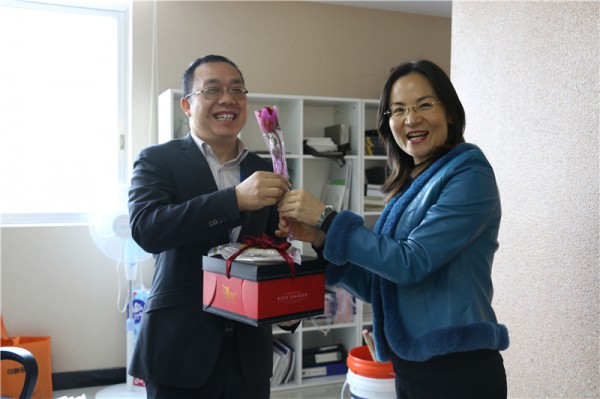2月14日生日的工程漆市場部李志剛